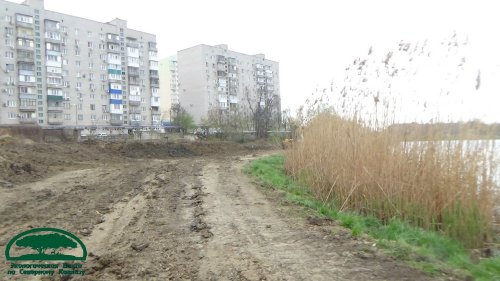 (2015-04-07) Очередная инспекция строительства у берегов Карасунских озер.