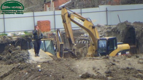 (2015-04-07) Очередная инспекция строительства у берегов Карасунских озер.