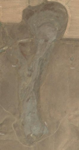 Космоснимок вулкана Западные Цымбалы