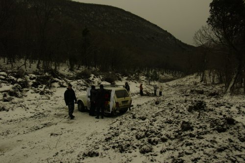 (2009.01.03) Акция гражданского сопротивления незаконному строительству дороги на Утрише