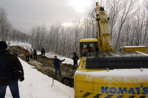 (2009.01.03) Акция гражданского сопротивления незаконному строительству дороги на Утрише