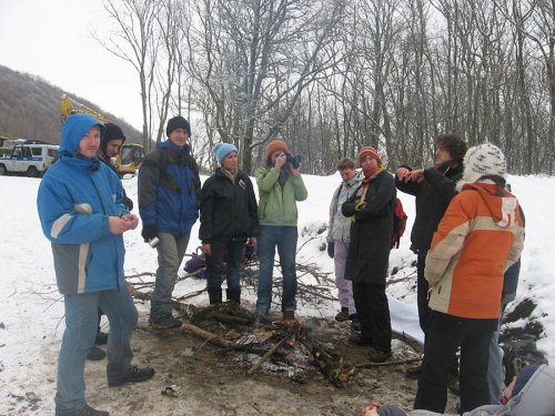 (2009.01.04) Акция гражданского сопротивления незаконному строительству дороги на Утрише