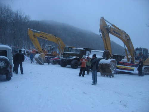 (2009.01.05) Акция гражданского сопротивления незаконному строительству дороги на Утрише