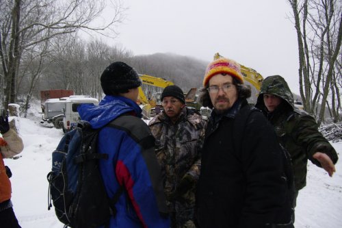 (2009.01.05) Акция гражданского сопротивления незаконному строительству дороги на Утрише