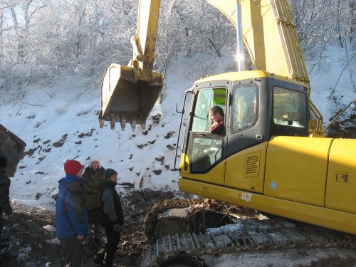(2009.01.12) Акция гражданского сопротивления незаконному строительству дороги на Утрише