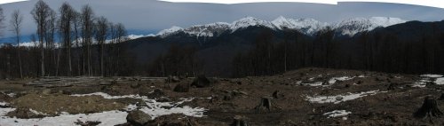 (2009.04.23) Общественная инспекция горнолыжного курорта Роза-Хутор