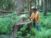 (2009.06.04) Незаконная заготовка леса в Северном отделе Кавказского заповедника
