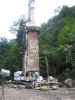 (2009.07.19-28) Отсыпка технологических трасс в русле реки Мзымта при строительстве совмещенной дороги Адлер-Красная Поляна