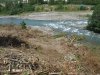 (2009.08.16) Незаконная вырубка леса между комплексами "Карусель" и "Альпика-Сервис" при строительстве совмещенной дороги