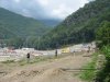 (2009.08.16) Строительство и вырубки леса в районе южного портала тоннеля №5 совмещенной дороги Адлер-Красная Поляна