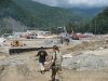 (2009.08.16) Строительство и вырубки леса в районе южного портала тоннеля №5 совмещенной дороги Адлер-Красная Поляна