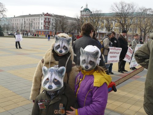 (2010.02.07) Акция в защиту Утриша в Майкопе