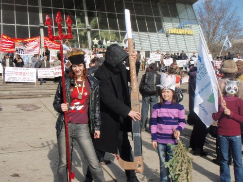 (2010.02.20) Митинг и демонстрация в защиту Утриша и Байкала в Краснодаре