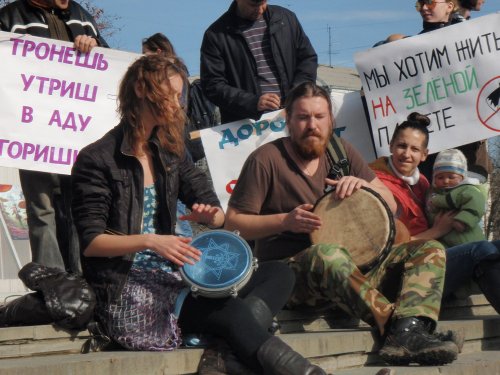 (2010.02.20) Митинг и демонстрация в защиту Утриша и Байкала в Краснодаре