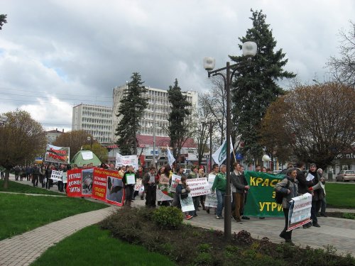 (2010.04.11) Краснодар. Митинг и демонстрация в защиту Утриша и Байкала