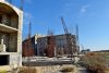 Остов опалубки ржавеет на морском ветру после остановки незаконного строительства на Благовещенской косе