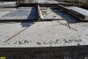 Строитель Каха оставил свой "автограф" на залитом им в мае 2020 года основании здания