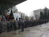 Милиция не пускает "зеленых" на ступени кинотеатра