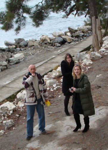 (2011.02.02-03) В. фон Крамон, С.Редольфи и В.Кимаев на мысе Видном