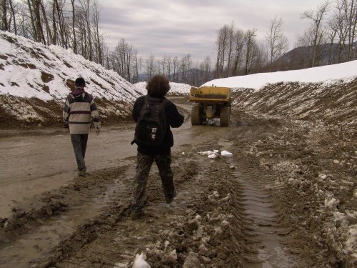 (2011.02.23) ЭкоВахта посетила район строительства олимпийской резиденции Путина и Медведева