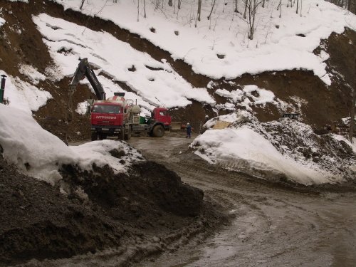 (2011.02.23) ЭкоВахта посетила район строительства олимпийской резиденции Путина и Медведева