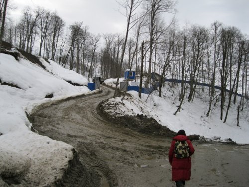 (2011.02.23) ЭкоВахта посетила район строительства олимпийской резиденции Путина и Медведева