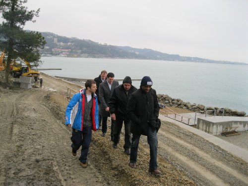 (2011.03.24) Визит представителя ЮНЕП Теодора Обена на мыс Видный