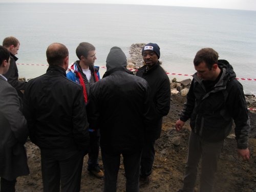 (2011.03.24) Визит представителя ЮНЕП Теодора Обена на мыс Видный