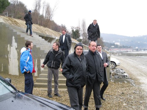 (2011.03.24) Визит представителя ЮНЕП Теодора Обена на мыс Видный