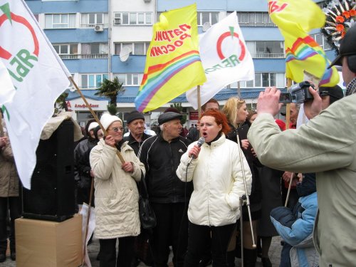 (2011.04.09) Выступает Татьяна Аркадьева, председатель Краснодарского краевого отделения партии "Патриоты России"