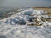 Кучугуры. Шуга на берегу Азовского моря
