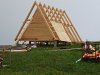 Строящийся домик на Бзербском карнизе 