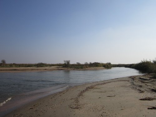 Авдеево (Годжиево) гирло вблизи от  впадения в Черное море 