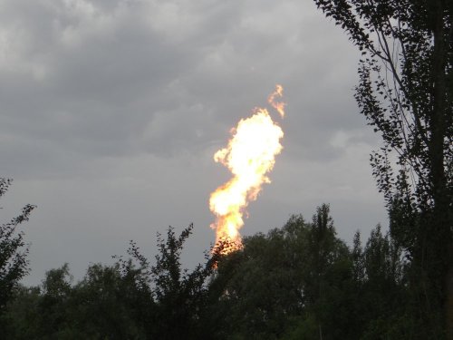 Авария на газовой скважине в хуторе Ханьков