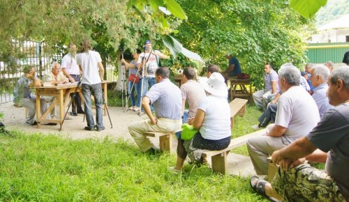 Сход жителей в ауле Большой Кичмай