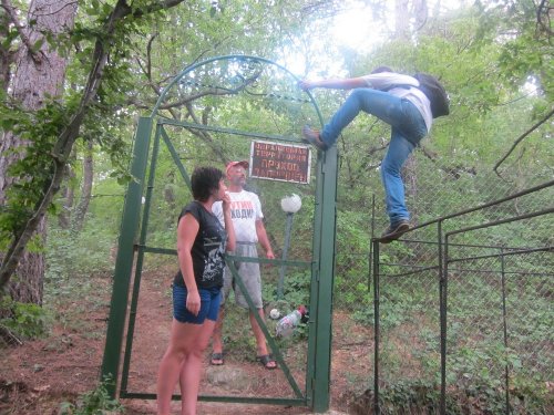 Инспекция незаконно огороженного участка в квартале 147а Лермонтовского лесничества