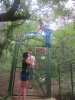Инспекция незаконно огороженного участка в квартале 147а Лермонтовского лесничества