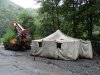 Городок строителей в верховьях реки Шахе