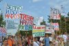В Абинске состоялся митинг против добычи мергеля в Шапсугском районе