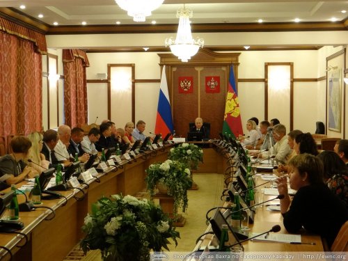 Заседание Общественного экосовета Краснодарского края по вопросу добычи мергеля в Абинском районе