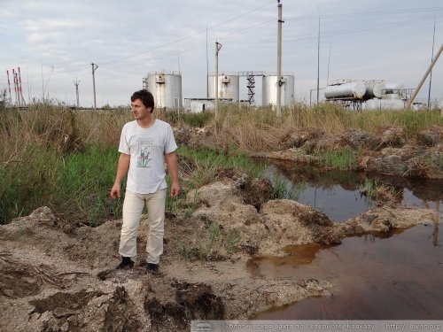 Возле газового завода
