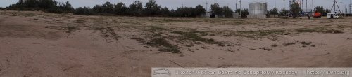 Расчищенная территория возле завода