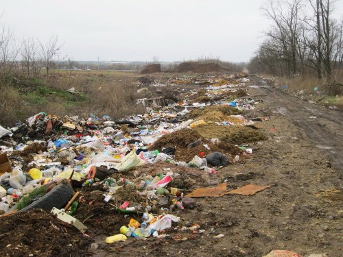 Свалка возле станицы Журавская