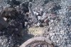 Превалка серы на территории бывшего завода "Шиферник" в Новороссийске