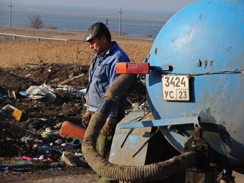 Свалка отходов возле хутора Шиловка