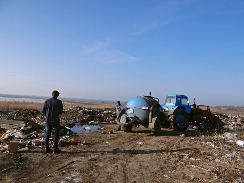 Свалка отходов возле хутора Шиловка