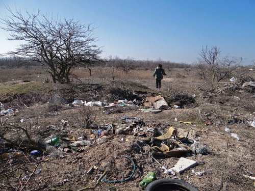 Свалки мусора возле Ясенской Переправы