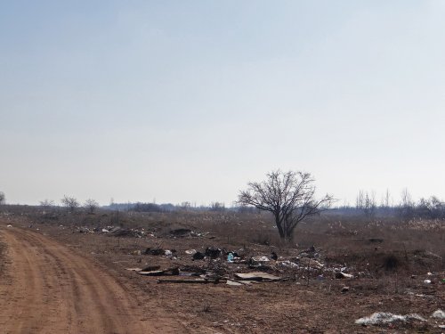 Свалки мусора возле Ясенской Переправы