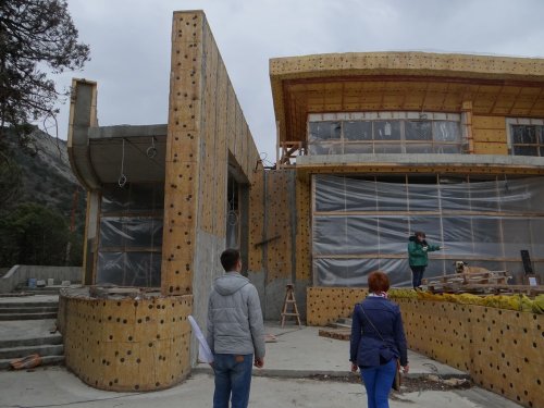 Инспекция строительства "дачи Сердюкова" на Утрише
