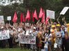 Митинг в Тбилисской против стороительства химзавода